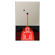 Jung - Behindertenelement für Installationsschalterprogramme Notrufsystem Zugtaster NRS ES 0834 ZT-L − 1 Stück