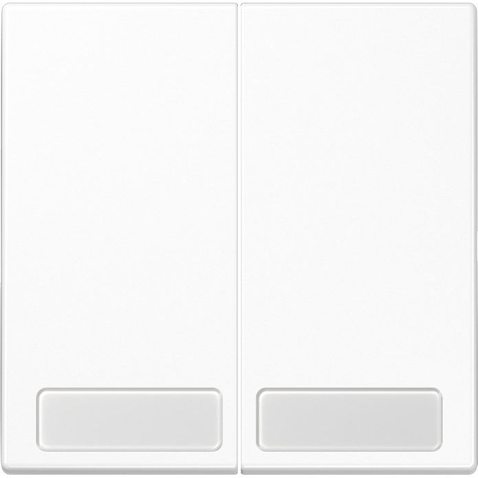Jung - Abdeckung/Bedienelement für Installationsschalterprogramme Wippe Schriftfeld aws LS 995 NA WW für Schalter/Taster