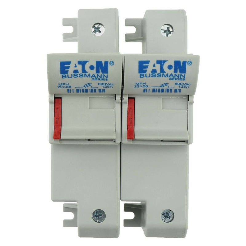 Eaton - Halter für zylindrische Sicherung Sicherungshalter CH222DU 125 A, AC 690 − 3 Stück