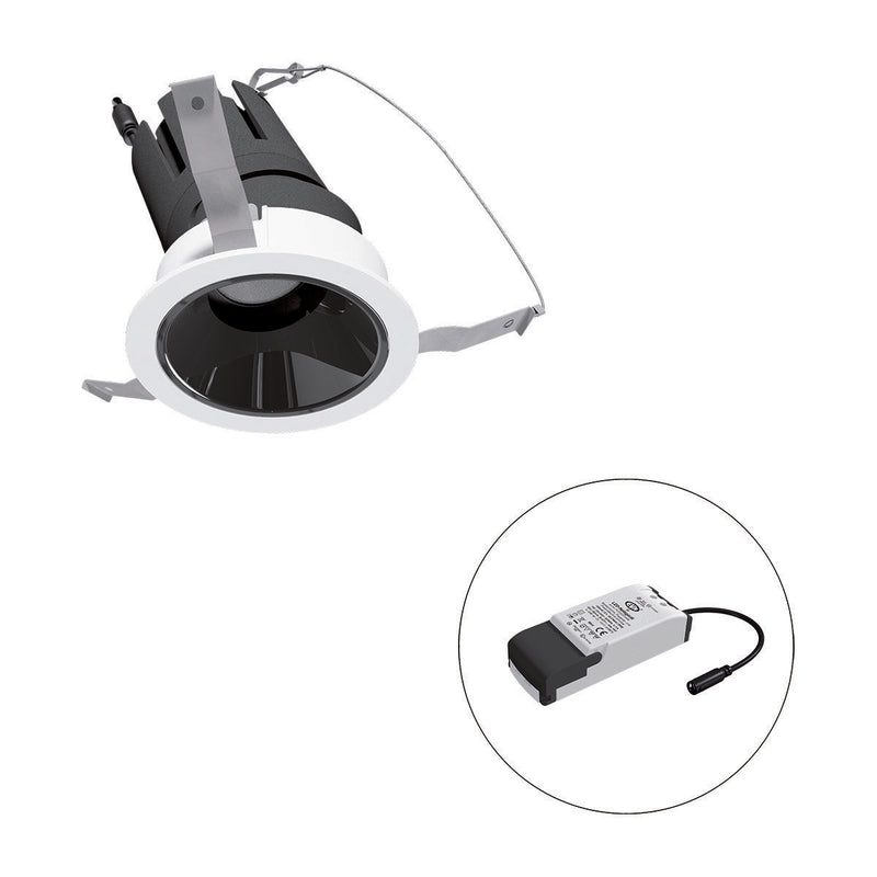 EVN Lichttechnik - Downlight/Strahler/Flutlicht LED-Einbauleuchte modular F01R09AM1327L55P Konfigurationstype
