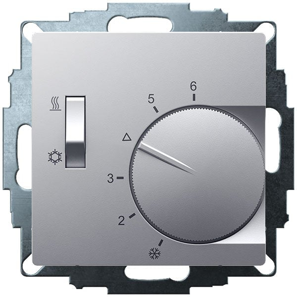 Eberle Controls - Raumthermostat/Uhrenthermostat UP-Raumregler 5-30C AC230V UTE 1770-Alu-55 1Wechsler