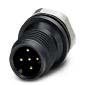Phoenix Contact - Rundsteckverbinder, feldkonfektionierbar (Industriesteckverbinder) Einbausteckverbinder SACC-E-M12MS#1436437 − 20 Stück