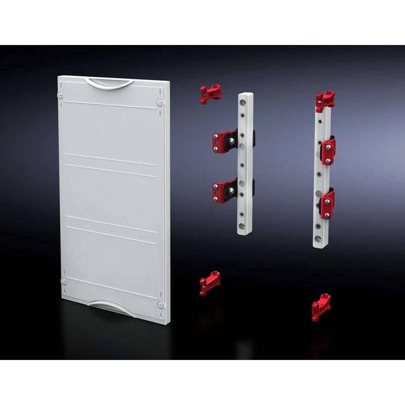 Rittal - Verteilerbaugruppe für Geräteaufbau Sicherungslastschaltleiste SV 9666.580 100/185mm, B/H 2/3