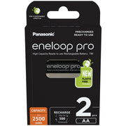 Hückmann - Akku Mignon AA eneloop BK-3HCDE/2BE(VE2) 2500mAh