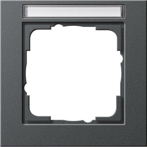 Gira - Abdeckrahmen Abdeckrahmen 1-fach 109123 anthrazit − 1 Stück by Gira
