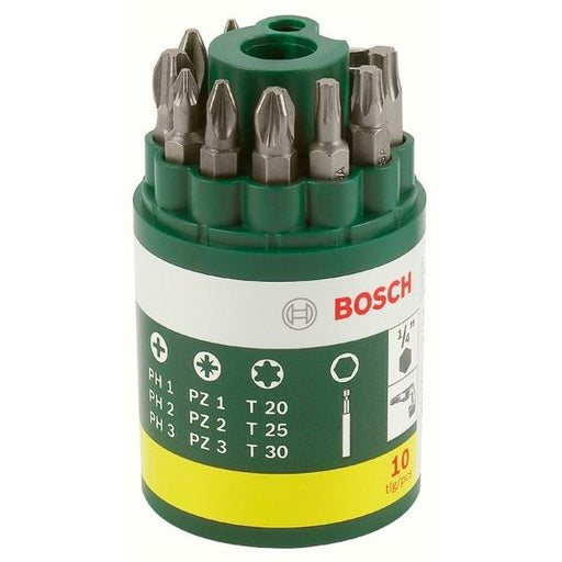 Bosch - Bit-Set Schrauberbit-Set, 2607019452 10-teilig inklusive