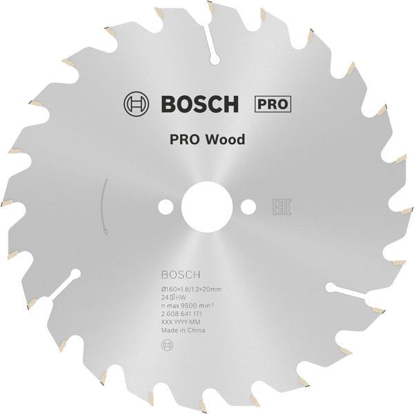 Bosch - Kreissägeblatt PRO Wood Kreissägeblatt, 2608641171 160 x 1,8 x 20 mm