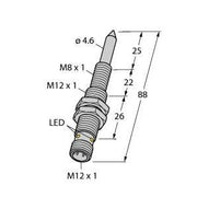 Turck - Magnetischer Näherungsschalter Magnetfeldsensor NIMFE-M12 #1600610