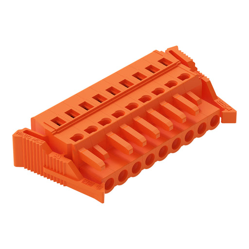 WAGO - Kabelsteckverbinder für Leiterplattensteckverbinder 1-Leiter-Federleiste 231-309/037-000 CAGECLAMP,2,5mm²,or − 25 Stück