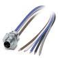 Phoenix Contact - Rundsteckverbinder, feldkonfektionierbar (Industriesteckverbinder) Einbausteckverbinder SACC-E-M12MS#1415295