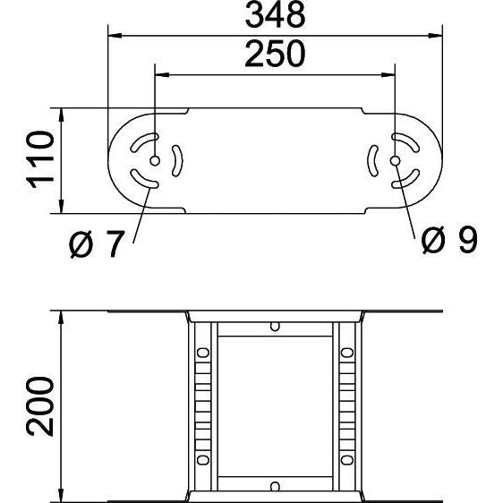 OBO Bettermann - Bogen für Kabelleiter Gelenkbogenelement LGBE 1120 FT