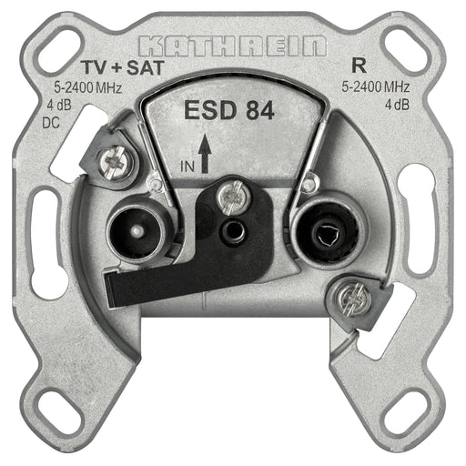 Kathrein - Antennensteckdose BK-Steckdose 2fach ESD 84 Stichdose − 1 Stück by Kathrein

