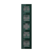 Jung - Abdeckrahmen Glasrahmen 5fach AC 585 GL SG smaragdgrün