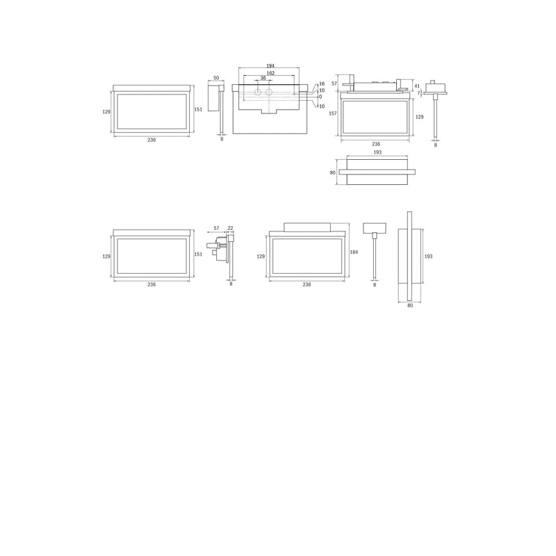 RP-Technik - Sicherheitsleuchte LED-Rettungszeichenleuchte AMC401SC EB 1h, SC