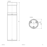 EVN Lichttechnik - Wegeleuchte LED-Wegeleuchte WLR63101502 3000K 630mm anth