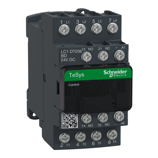 Schneider Electric - Leistungsschütz zum Schalten von Wechselstrom Leistungsschütz LC1DT206BD 4-polig, 1S, 1Ö