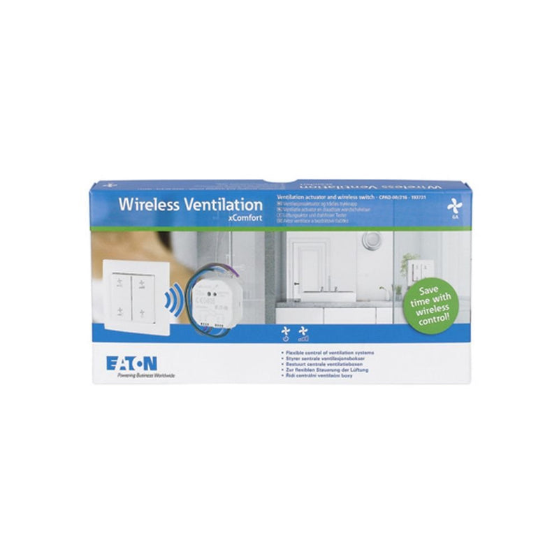 Eaton - Bussystem-Schaltaktor Wireless Ventilation CPAD-00/216 Paket, vorprogramm