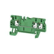 Weidmüller - Durchgangs-Reihenklemme Klemme A3C 1.5 GN PUSH IN, 1.5 mm² − 50 Stück