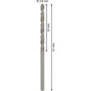 Bosch - Bohrer PRO Metal HSS-G 2608595054 Spiralbohrer 2,8 x