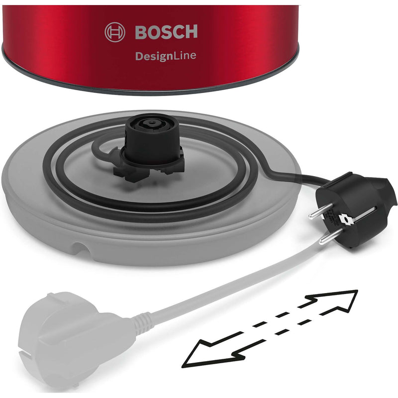 Bosch SDA - Wasserkocher TWK3P424 deep red/gr