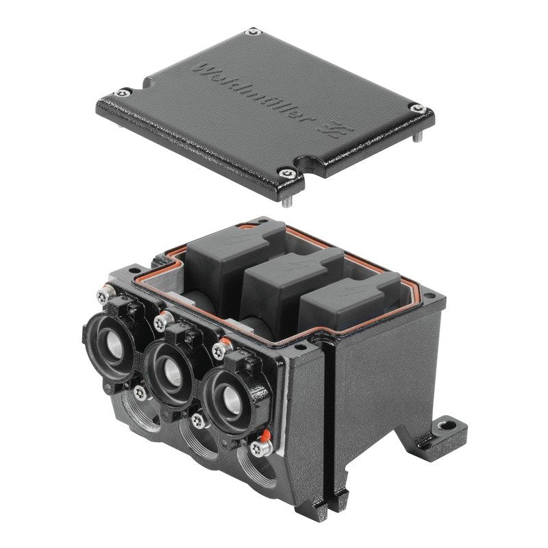Weidmüller - Modularer Steckverbinder (Industriesteckverbinder) Steckverbinder, Baureihe: HDC HP550 KIT 3F HighPower − 1 Stück
