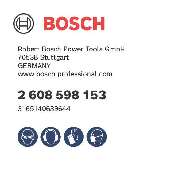 Bosch - Aufnahmeschaft für Bohrkronen Adapter 2608598153 f.Diamantbohrkronen