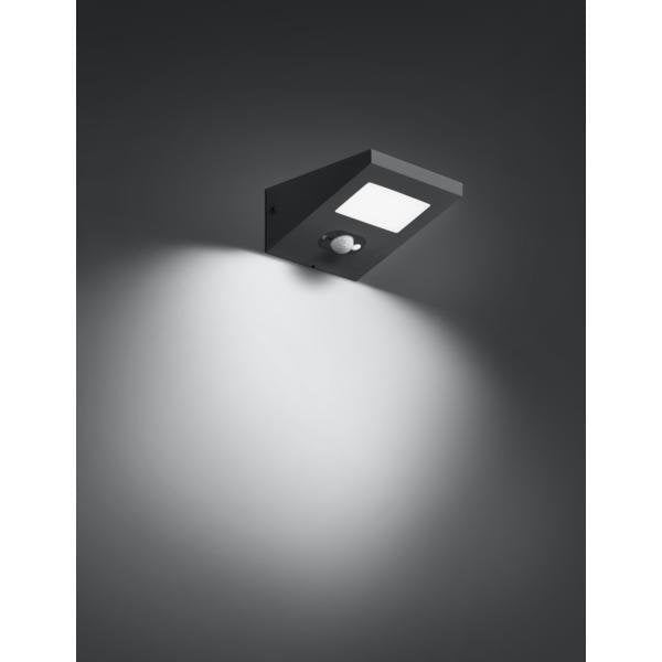 Brumberg Leuchten - Decken-/Wandleuchte LED-Solarwandleuchte 65291103 3000K, graphit