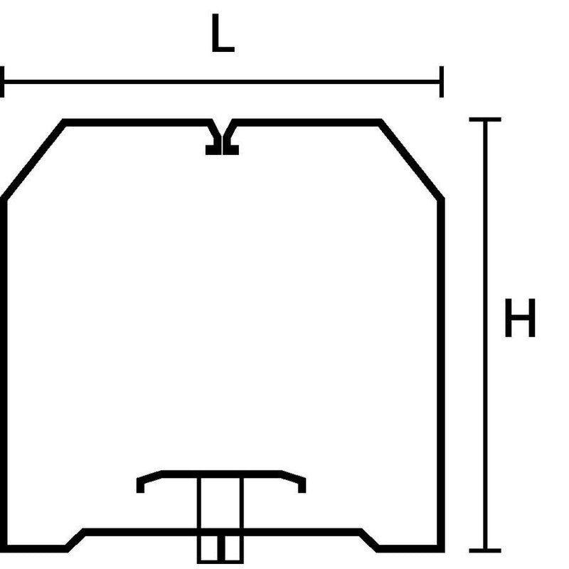 HellermannTyton - Halteklammer für Verdrahtungskanal Drahthalteklammer HTWD-BWR-40X40 − 40 Stück