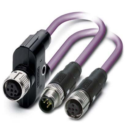 Phoenix Contact - Konfektioniertes Sensor-Aktor-Kabel Bussystem-Kabel SAC-5PY-F/2X#1436068