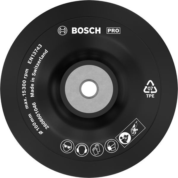Bosch - Stützteller für Schleifwerkzeug PRO Stützteller weich, 2608601046 125 mm, M10