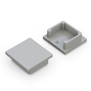 Feilo Sylvania - Mechanisches Zubehör/Ersatzteile für Leuchten Endkappen (VE2) End caps Se #0022636 silber