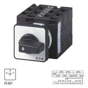 Eaton - Lastschalter Polumschalter T3 32A T3-5-124/E Aufbau rastend