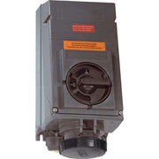 Stahl - Explosionsgeschützte CEE-Steckdose (IEC 60309) Wandsteckdose 63 A schwarz 8579/31-507 7h