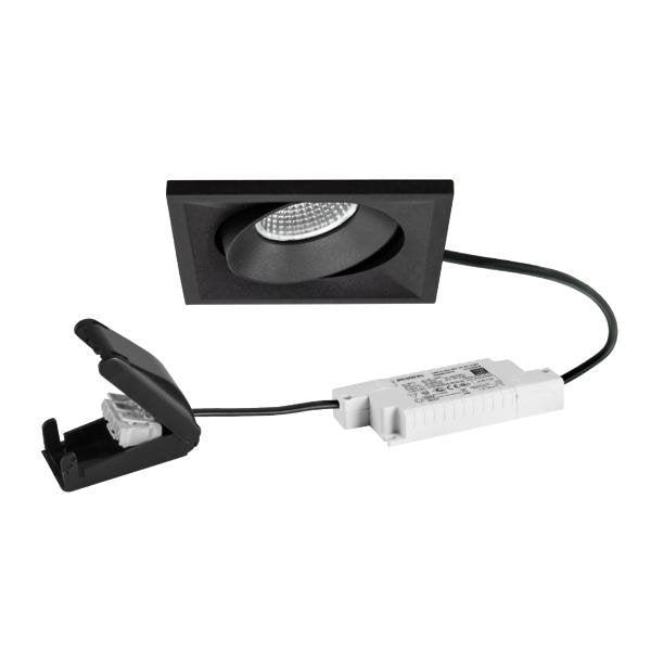 Brumberg Leuchten - Downlight/Strahler/Flutlicht LED-Einbaustrahler 230V 39499183 3000K, sw