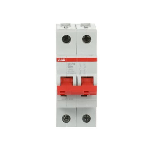 ABB Stotz S&J - Schalter für Reiheneinbau Lasttrennschalter SD202/50 2-polig, 50A