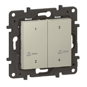 Legrand - Funksender Szenentaster 4-Fach Legrand 863904 Sand