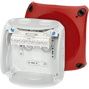 Hensel - Dose, Gehäuse für Montage auf der Wand/Decke Kabelabzweigkasten DK 0404 R 1,5-4qmm