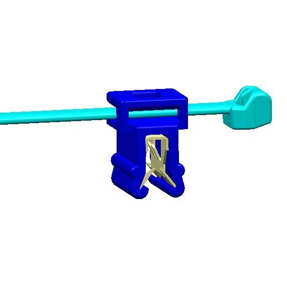HellermannTyton - Kabelbinder Befestigungsbinder T50ROSEC4A#150-02404 Edgeclip 4 − 100 Stück