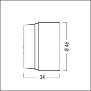 Zumtobel - Lichttechnisches Zubehör/Ersatzteile für Leuchten Abblendtubus SUP2 M TUBE BK