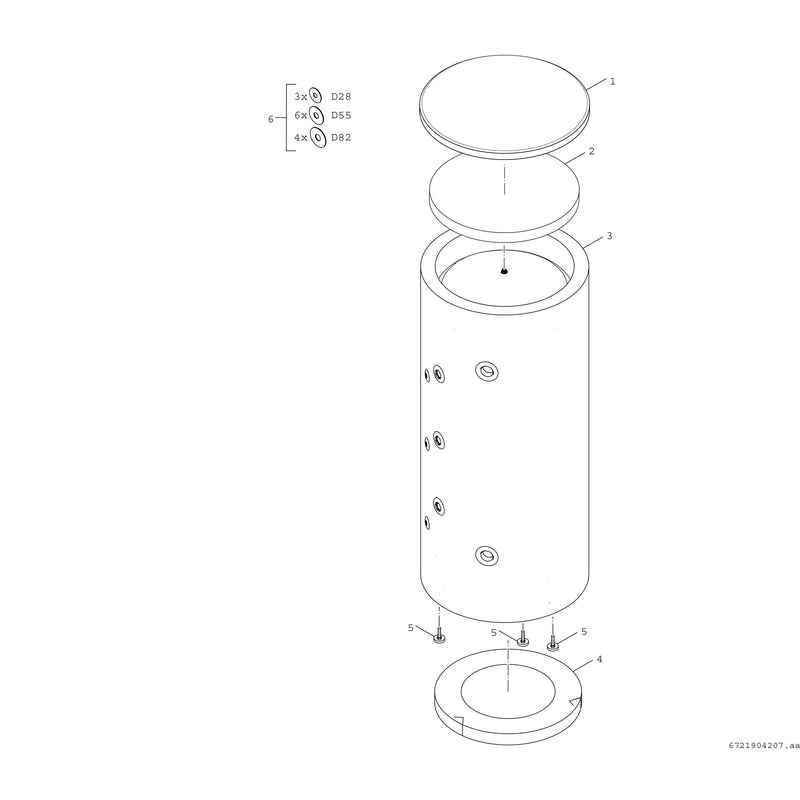 Bosch Thermotechnik - Speicher für Zentralheizung/Wärmepumpe Pufferspeicher BP1000E1C STORA f.Wärmepumpen