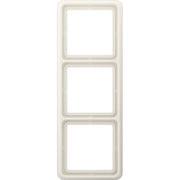 Jung - Abdeckrahmen Rahmen 3-fach ws CD 583 W waage/senkrecht