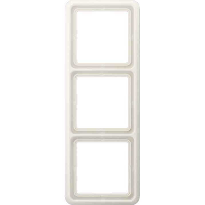 Jung - Abdeckrahmen Rahmen 3-fach ws CD 583 W waage/senkrecht