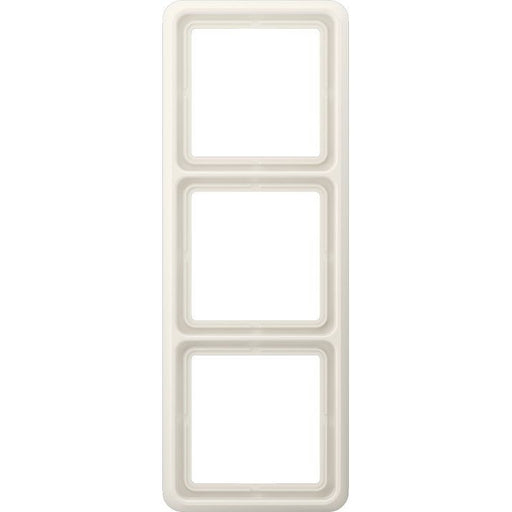 Jung - Abdeckrahmen Rahmen 3-fach ws CD 583 W waage/senkrecht