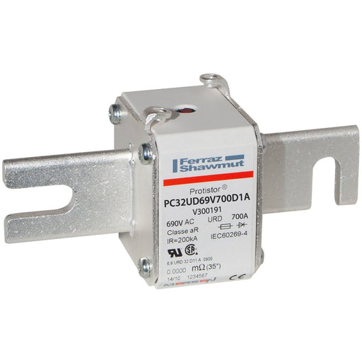 Mersen - HRC-Sicherung Sicherungseinsatz aR PC32UD69V700D1A Gr.32 AC690V 700A − 3 Stück
