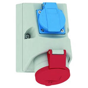 Bals Elektrotech - CEE-Steckdosen-Kombination (IEC 60309) Kombi-Wandsteckdose 109-QC