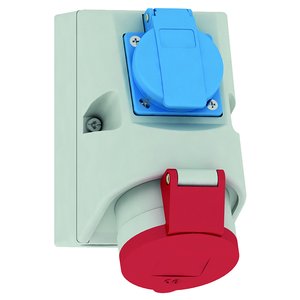 Bals Elektrotech - CEE-Steckdosen-Kombination (IEC 60309) Kombi-Wandsteckdose 109-QC