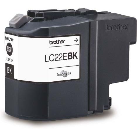 Brother - Verbrauchsmaterial für Telefax/Drucker/MFC Tintenpatrone LC-22EBK sw ca.2400 Seiten