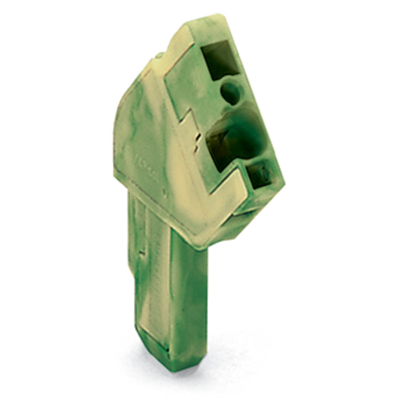 WAGO - Ein- und mehrpolige Klemmenleiste 1-Leiter Federleiste 769-101/022-016 4mm²,grün-gelb − 100 Stück