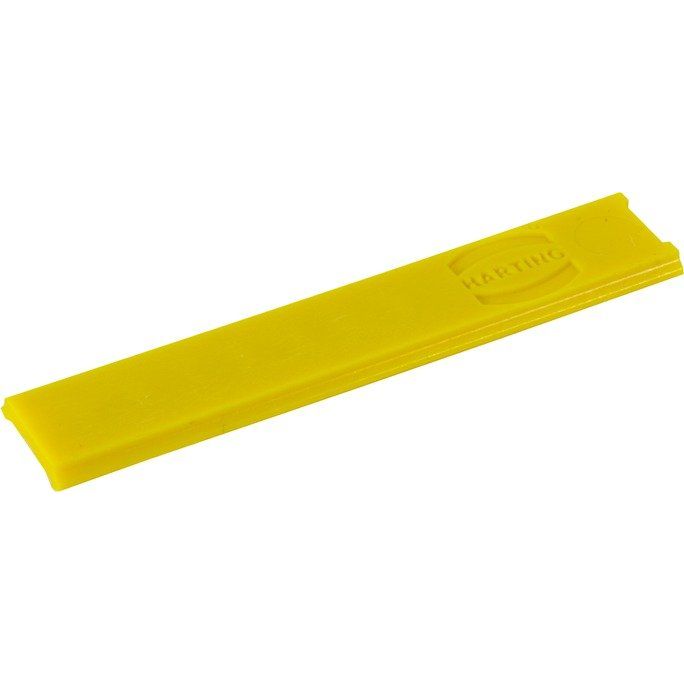 Harting - Zubehör/Ersatzteile für Industriesteckverbinder Befestigungsschiene gelb 02095001007 Polyamid 35,46mm − 100 Stück