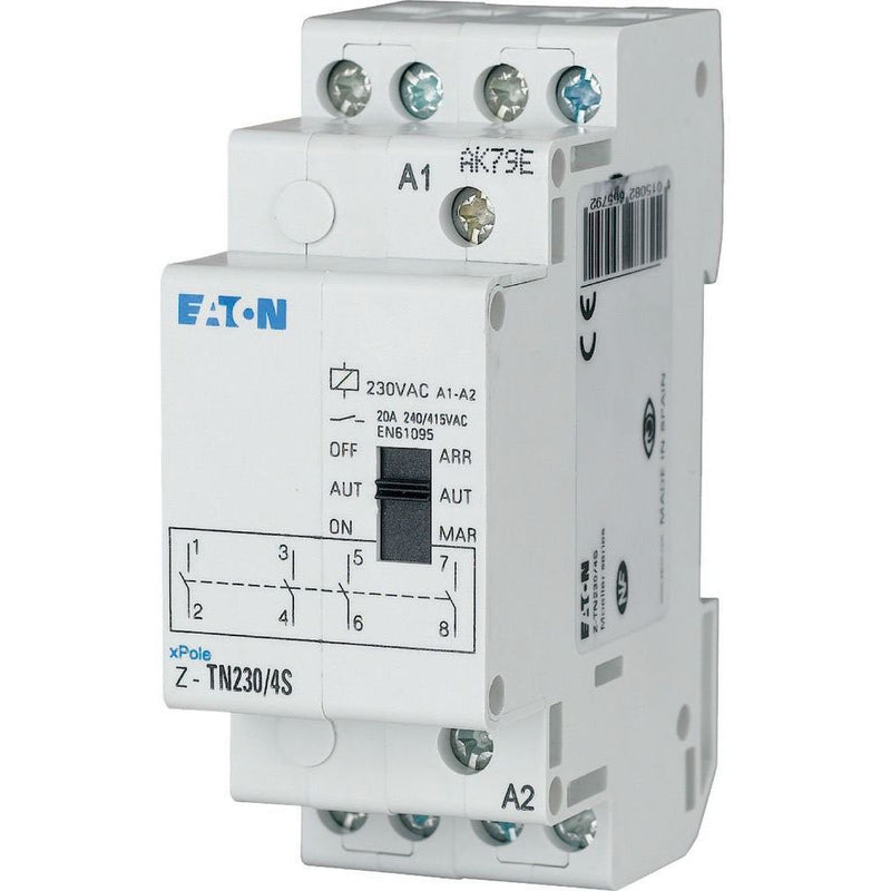 Eaton - Installationsrelais Vorwahl-Relais Z-TN230/4S 230VAC/50Hz, 4S, 20A